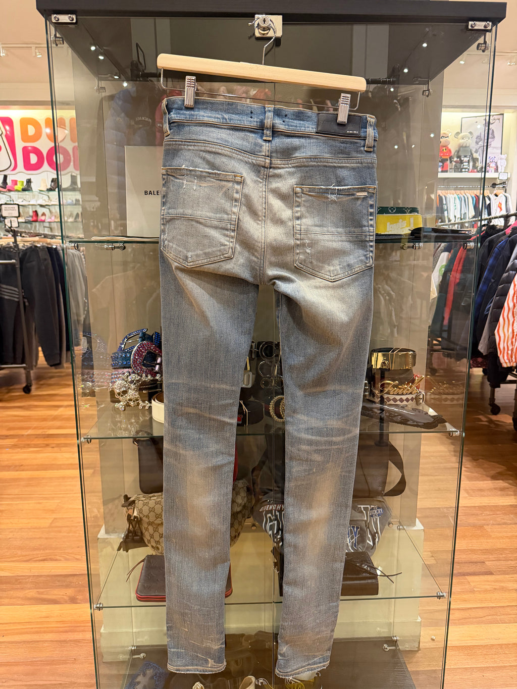 Amiri Distressed Skinny Jeans