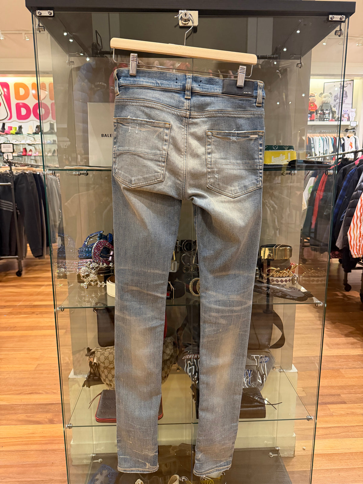 Amiri Distressed Skinny Jeans