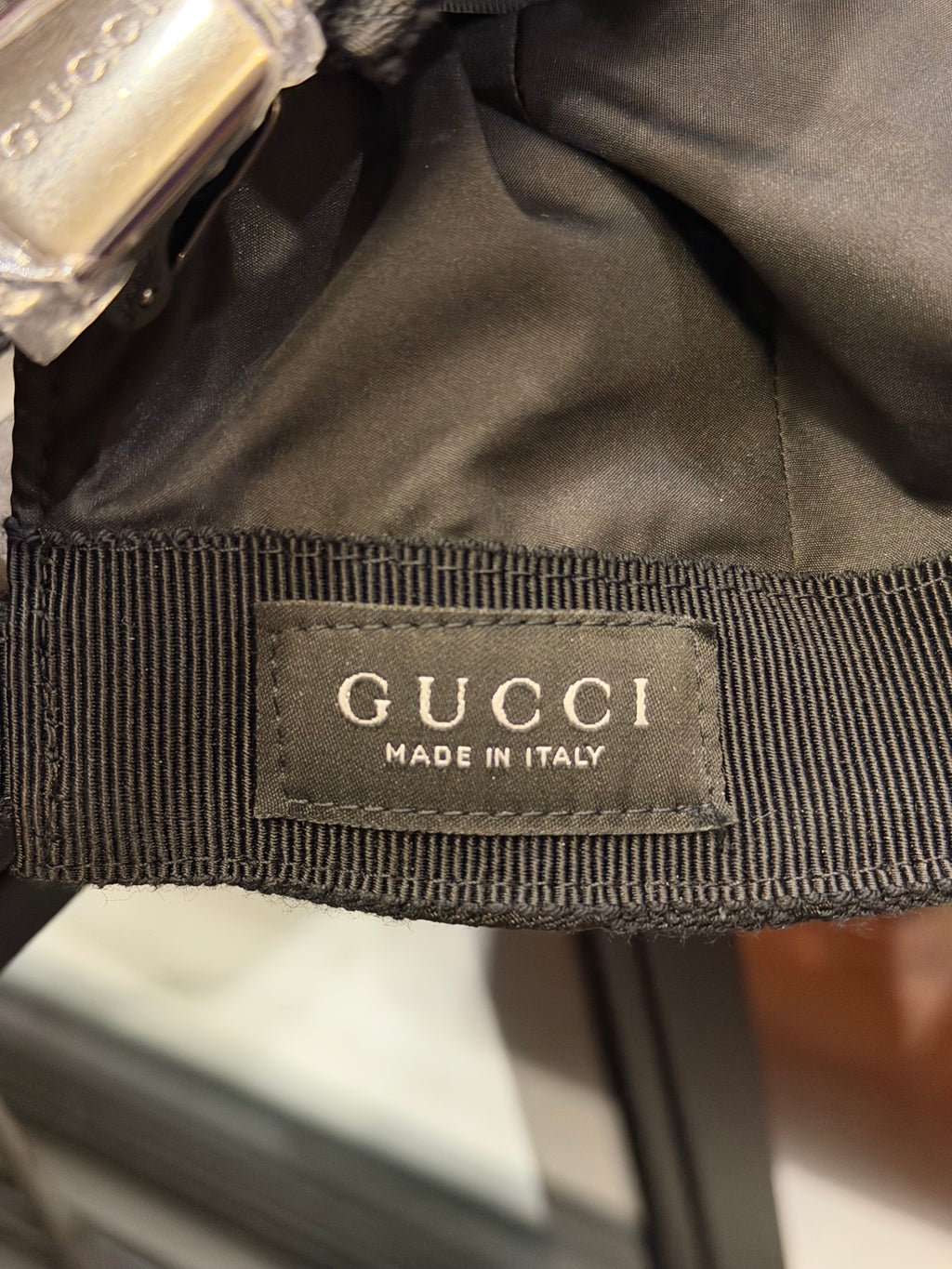 Gucci Web Detailed GG Baseball Hat