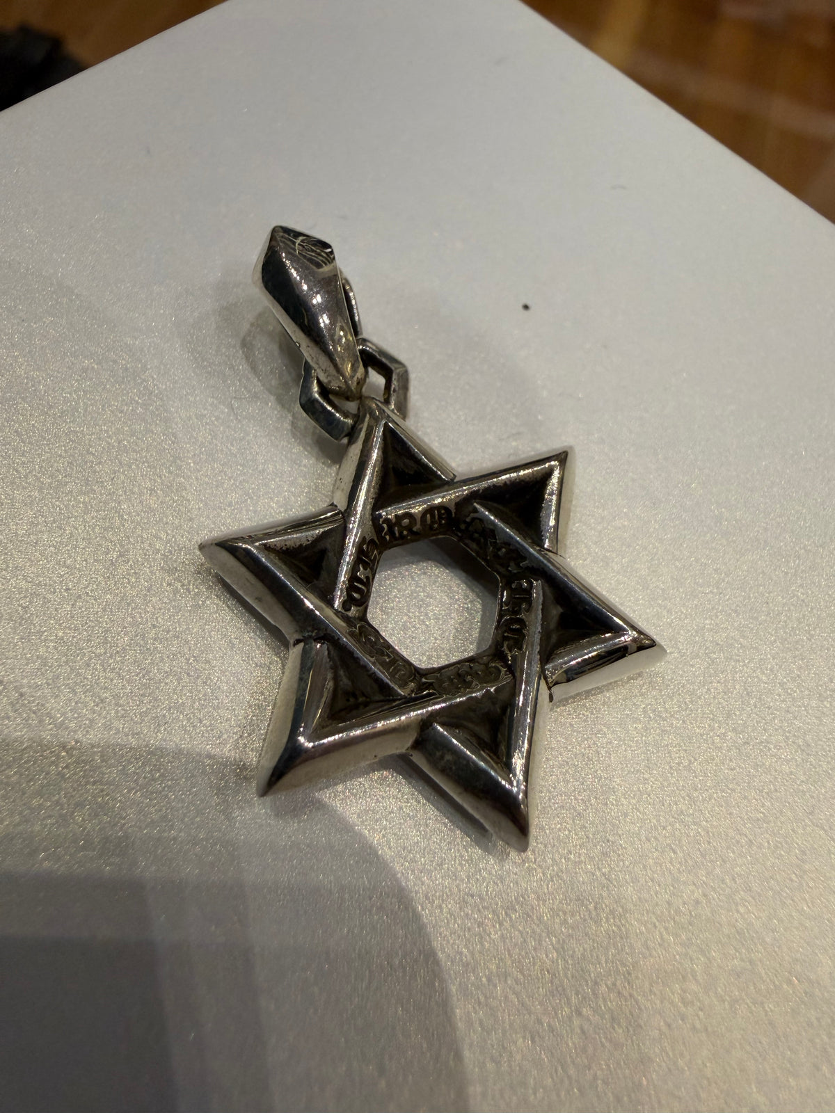Chrome Hearts Star Of David Pendant - Silver