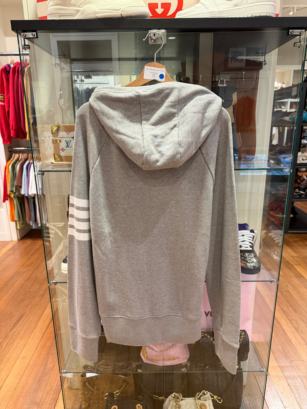 Thom Browne Zip Up - Grey