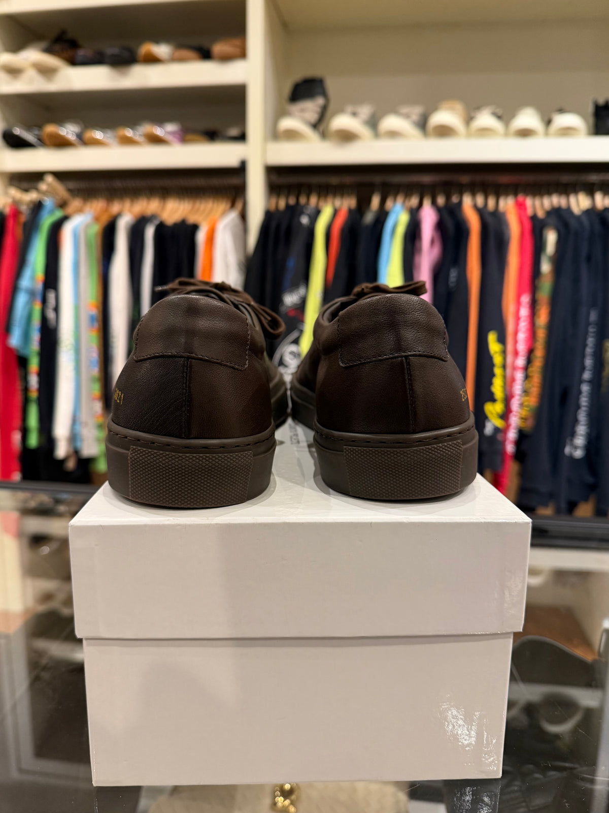 Common Projects Achilles Premium Leather Low-Top Sneakers