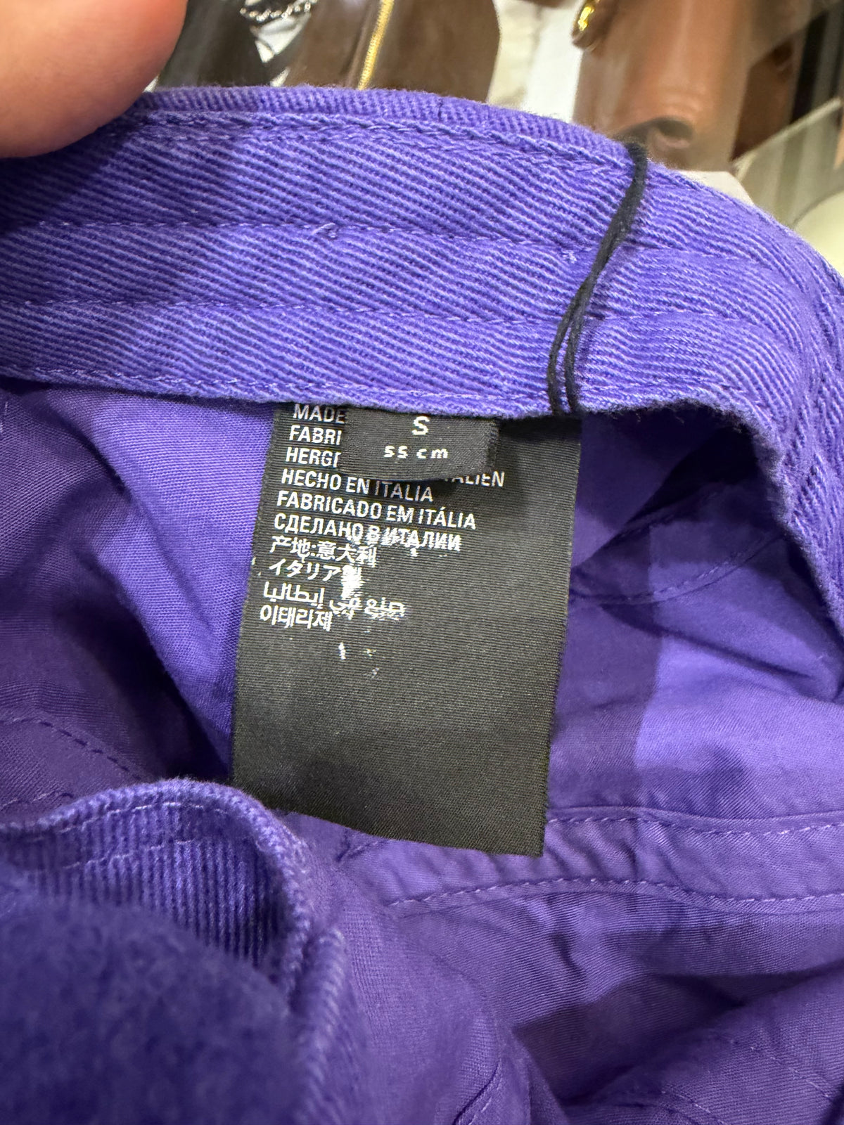 Balenciaga Unity Logo Cap - Purple