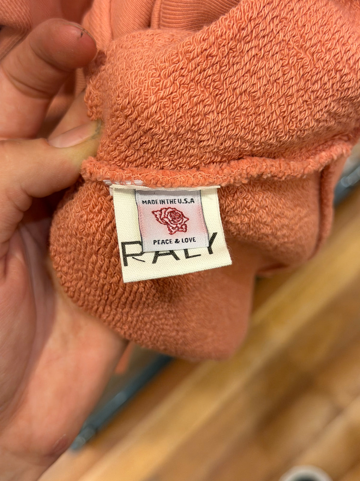 Paly Hollywood Alta Cienega Zip Up - Peach