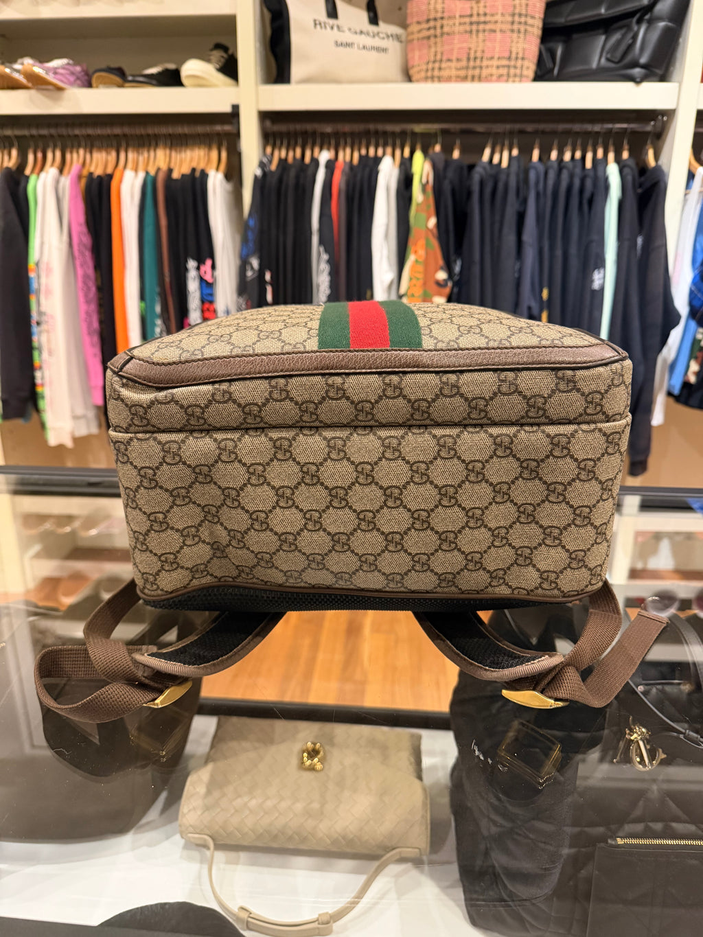 Gucci GG Supreme Ophidia Medium Backpack