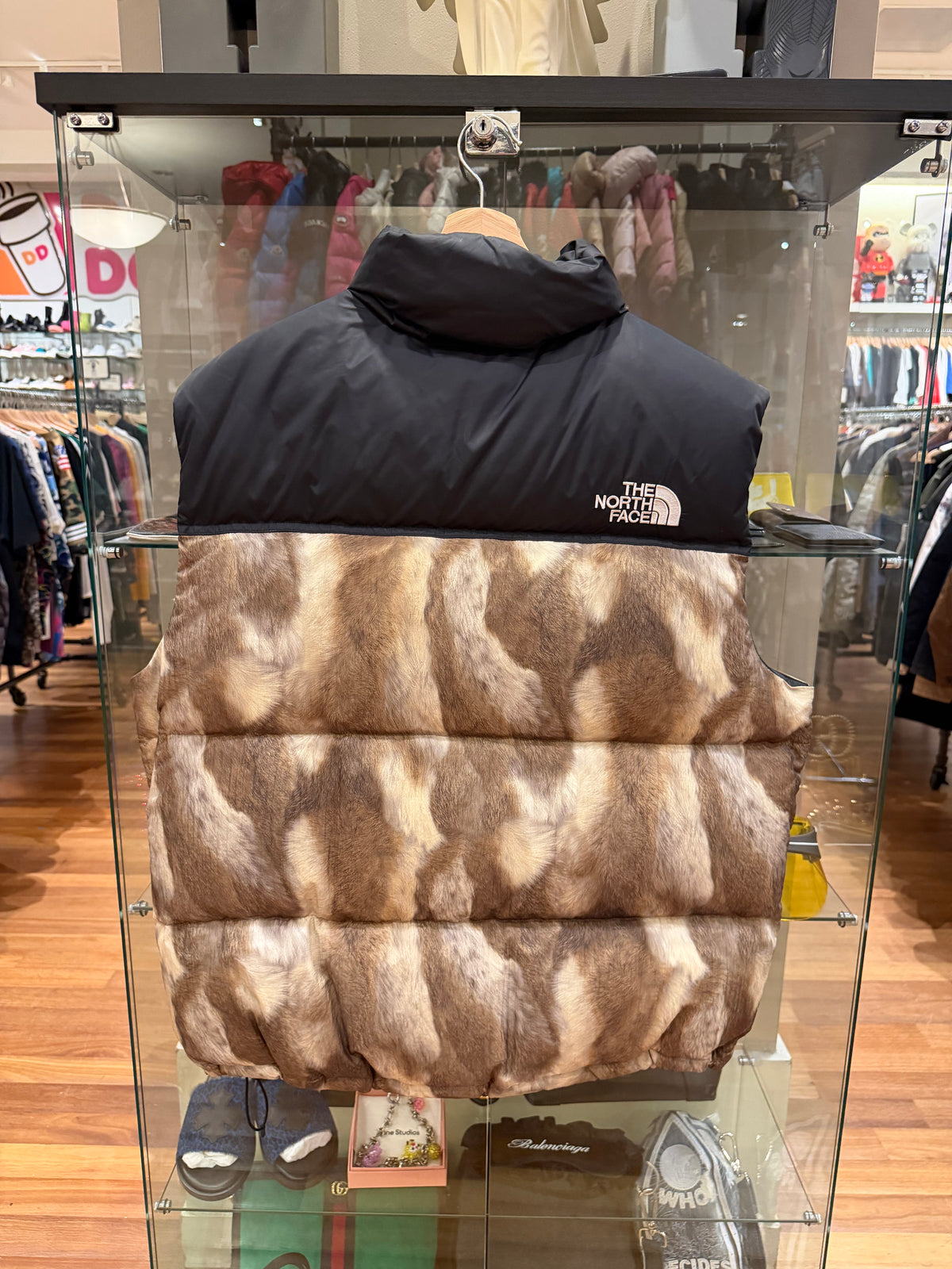 Supreme x The North Face Fur Print Nuptse