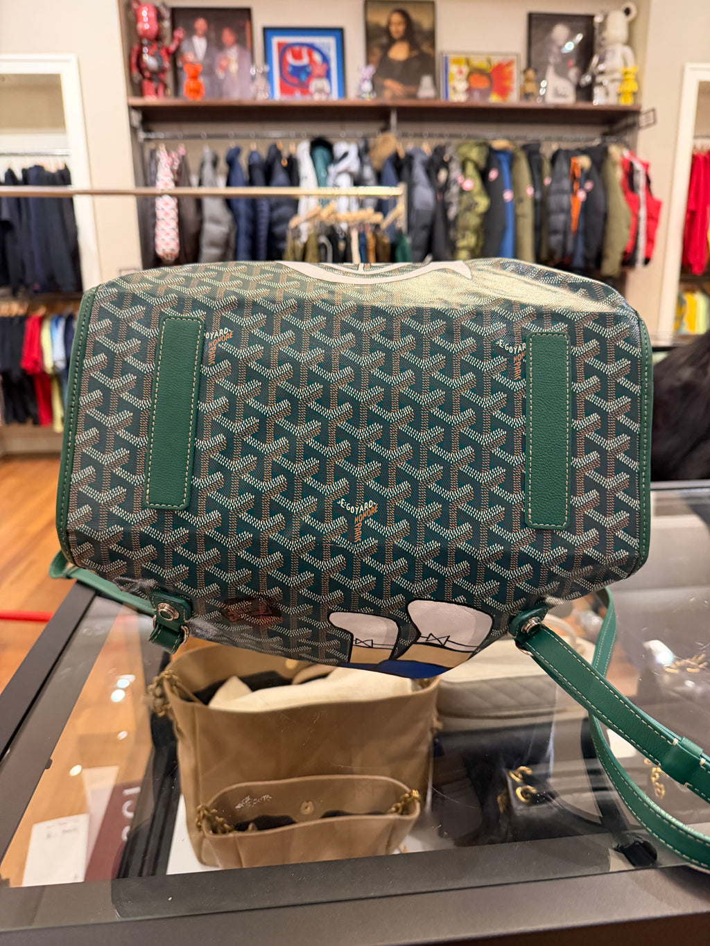 Goyard Goyardine Saint Leger Backpack - Green