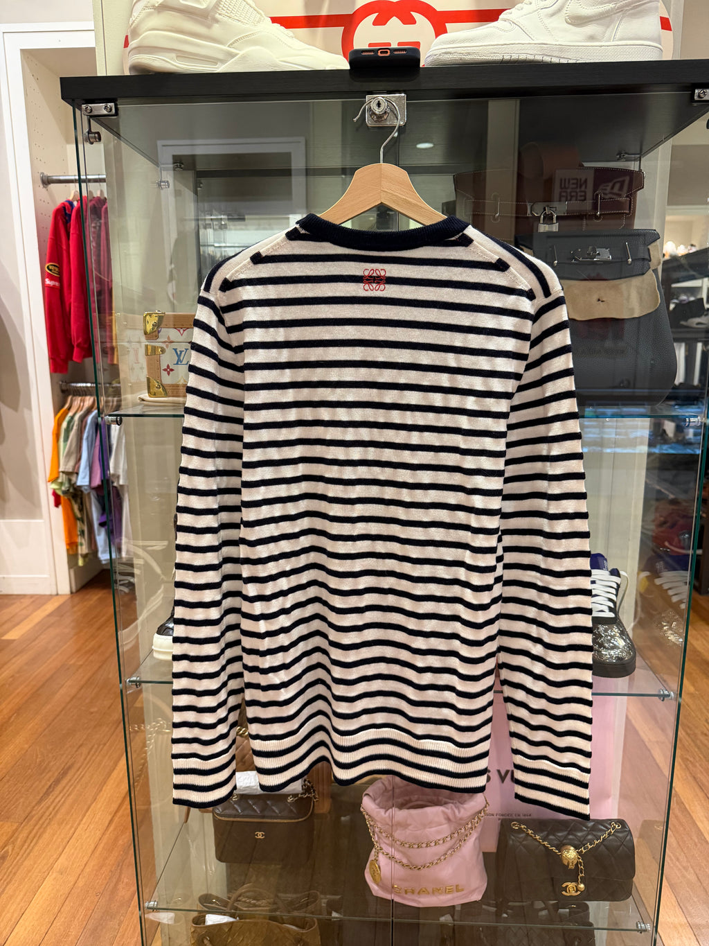Loewe Logo Striped Sweater