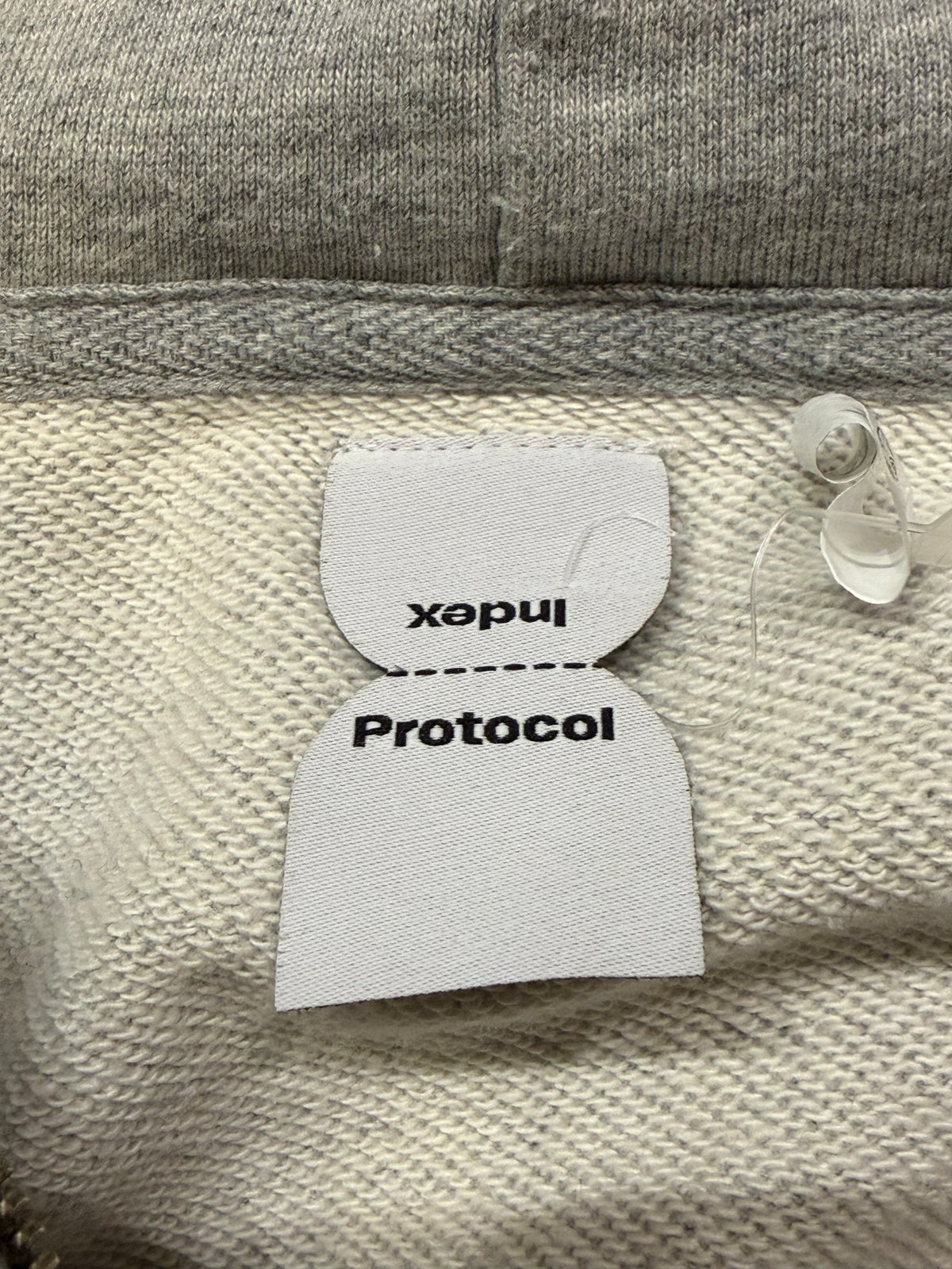 Potocol Index Reconstructed
Zip Up Hoodie - Grey
