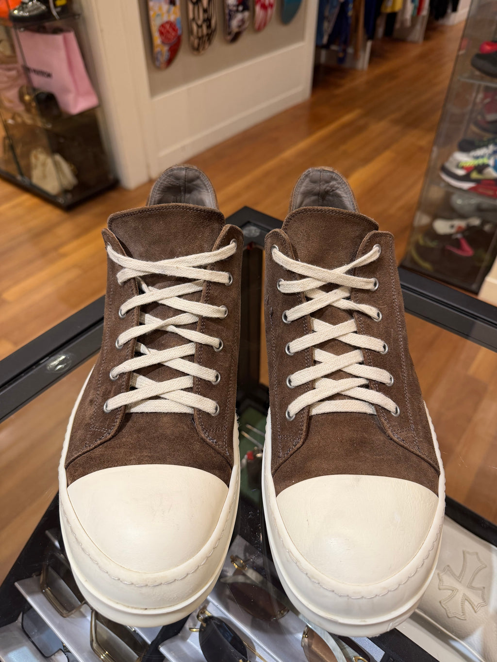 Rick Owens Ramones - Espresso Suede