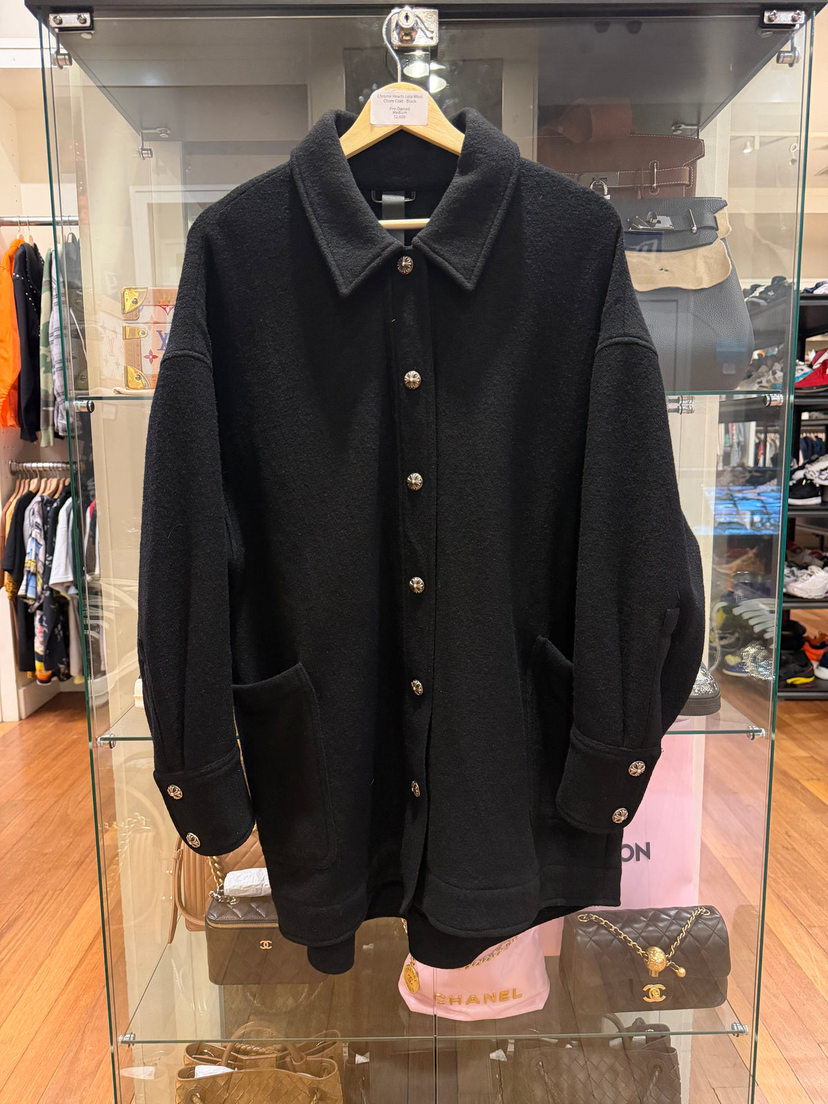 Chrome Hearts ‘Lola’ Wool Peacoat
