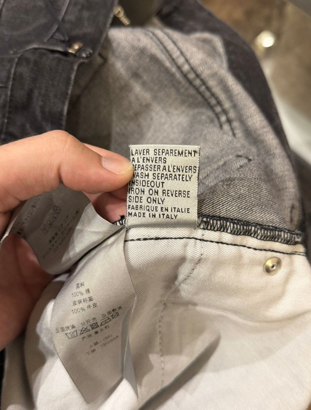 Dior Homme by KVA ‘Fly by Night’ Black Distressed Denim Jeans
