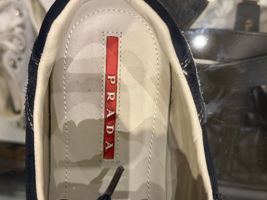 Prada America Cup Original Suede - Navy