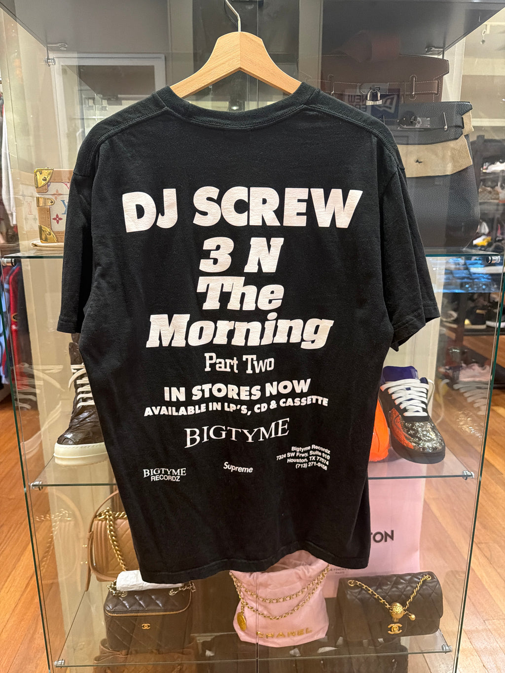 Supreme x DJ Screw 'SUC' Tee
- Black