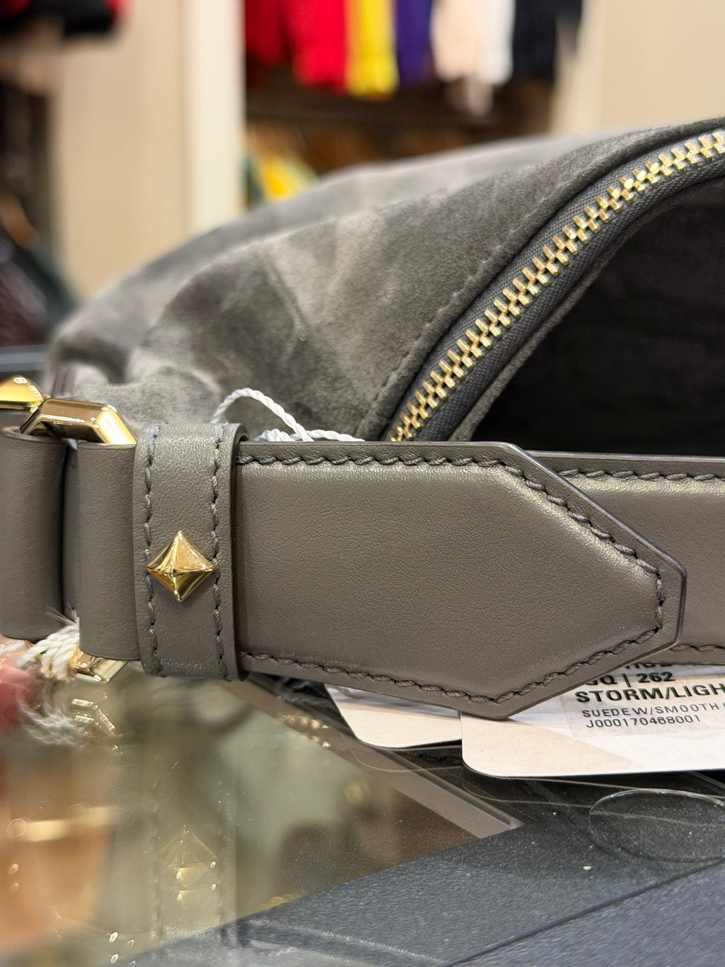 Jimmy Choo Ana Suede Hobo Bag
