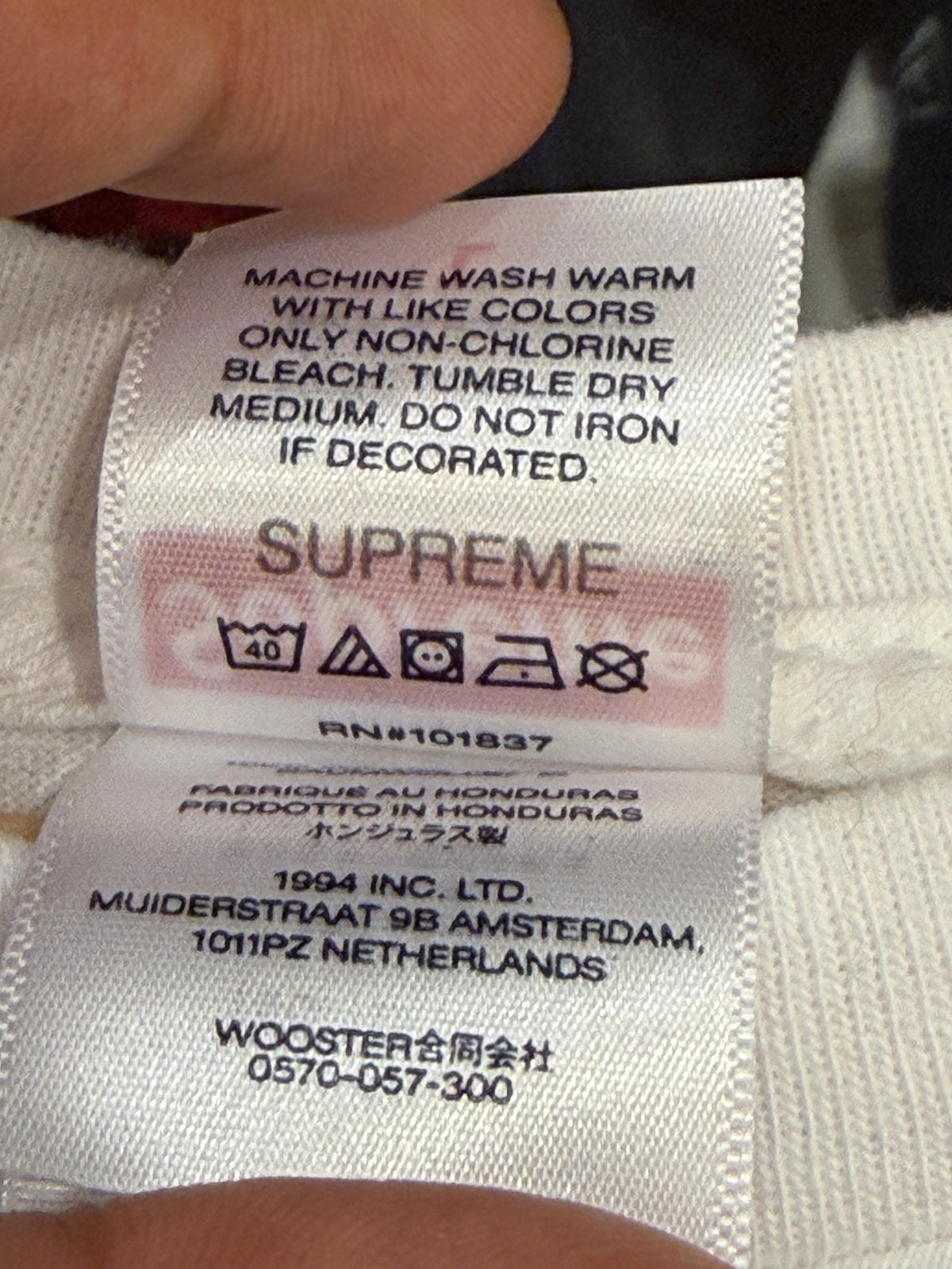 Supreme X Spitfire Bighead LS Shirt - White