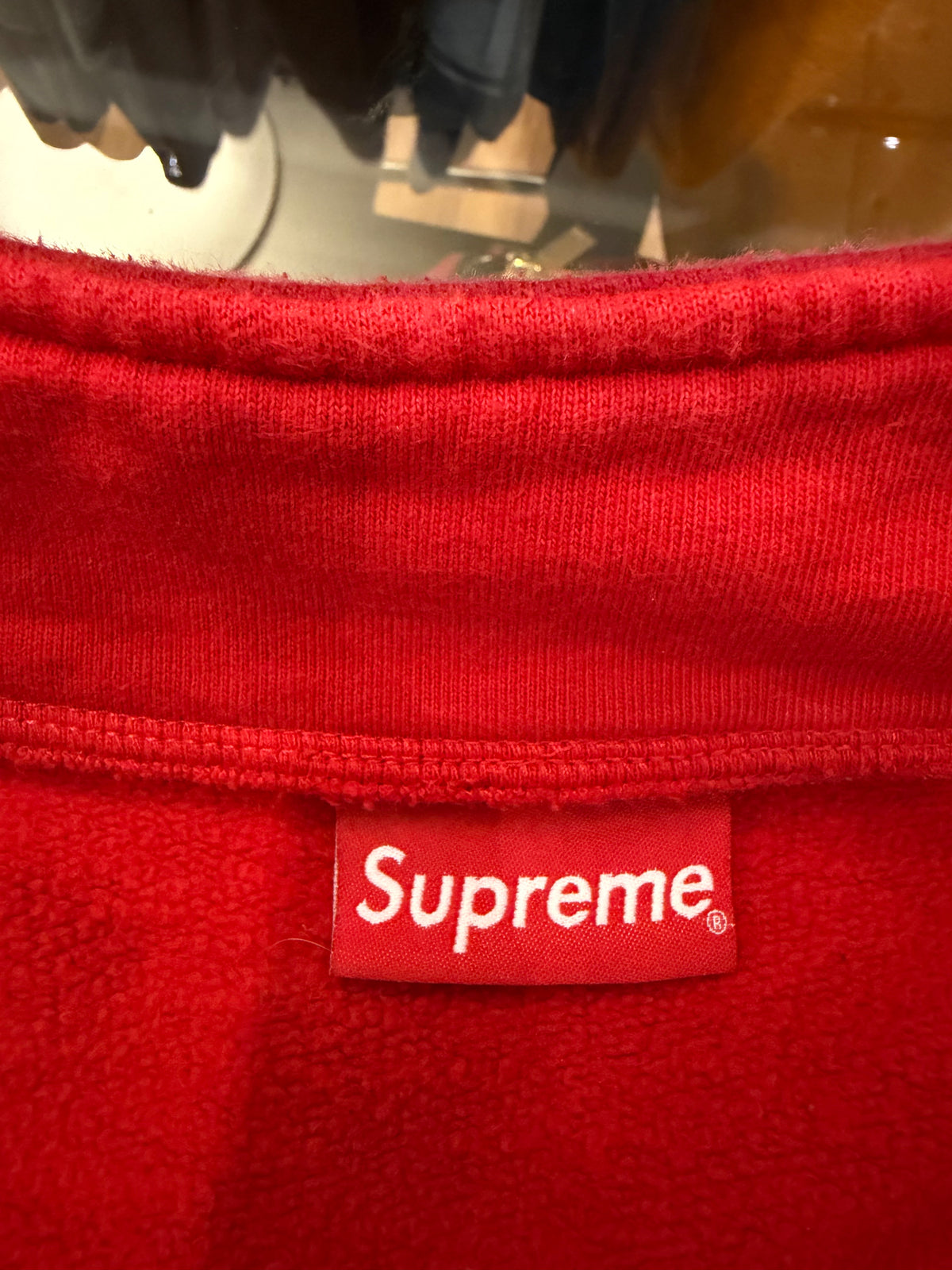 Supreme Speedway Half Zip
Sweatshirt - Red