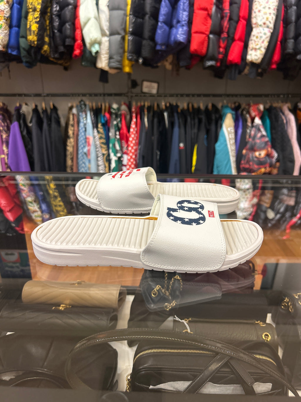 Kith Coke Slides - White