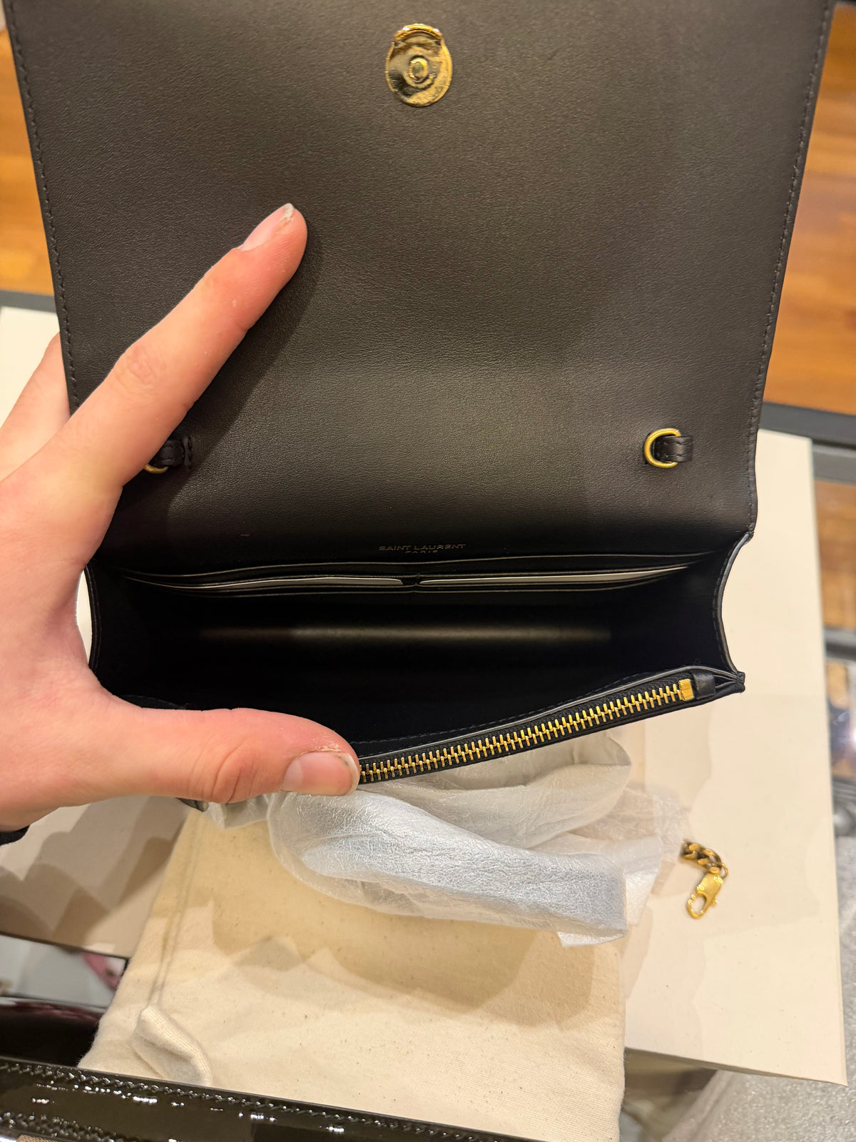 Saint Laurent Kate Medium Tassel YSL Wallet on Chain