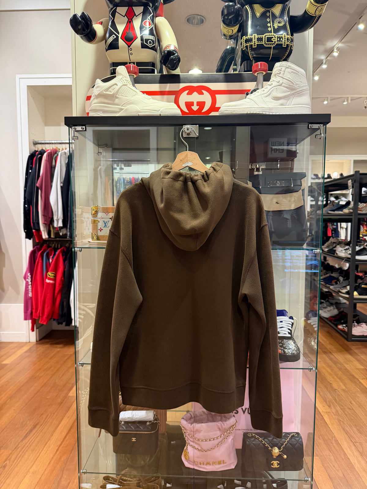 Louis Vuitton Bolo Tie Hoodie
- Brown