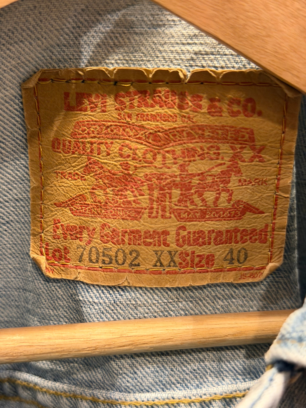 Levi’s Made In Japan Selvege Denim Jacket