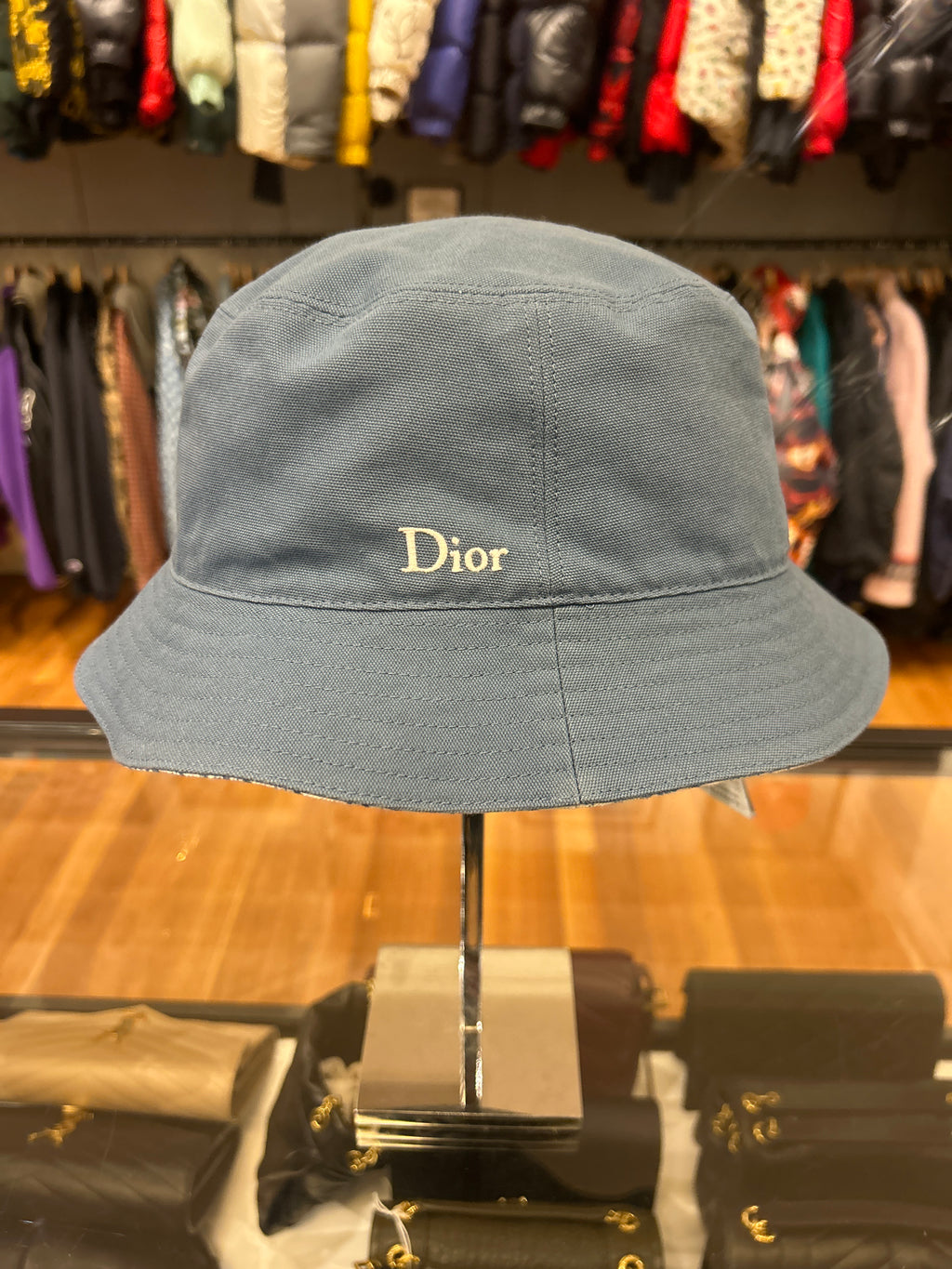Dior Lined Bucket Hat - Blue