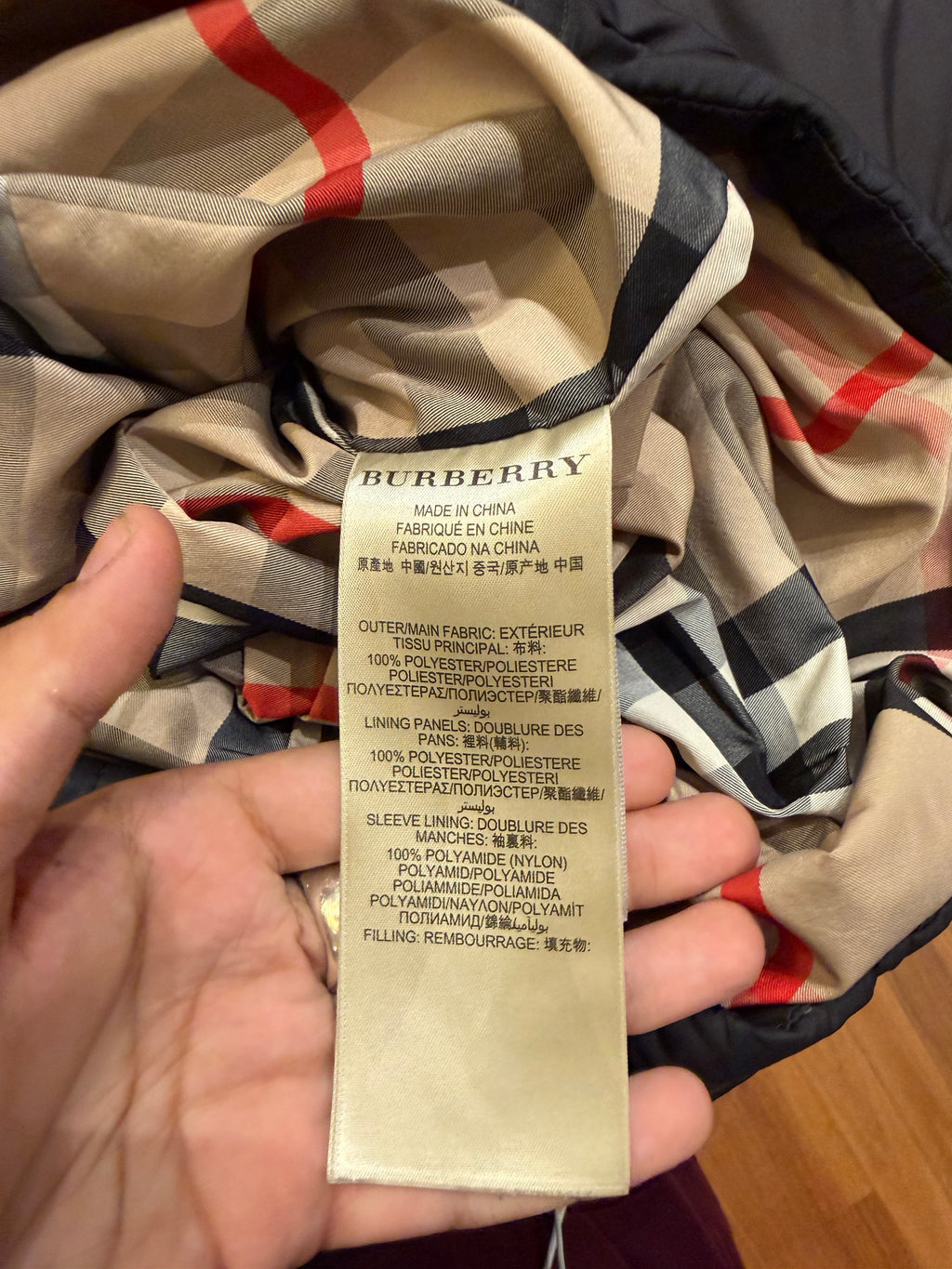 Burberry Brit Down Puffer
Jacket - Black