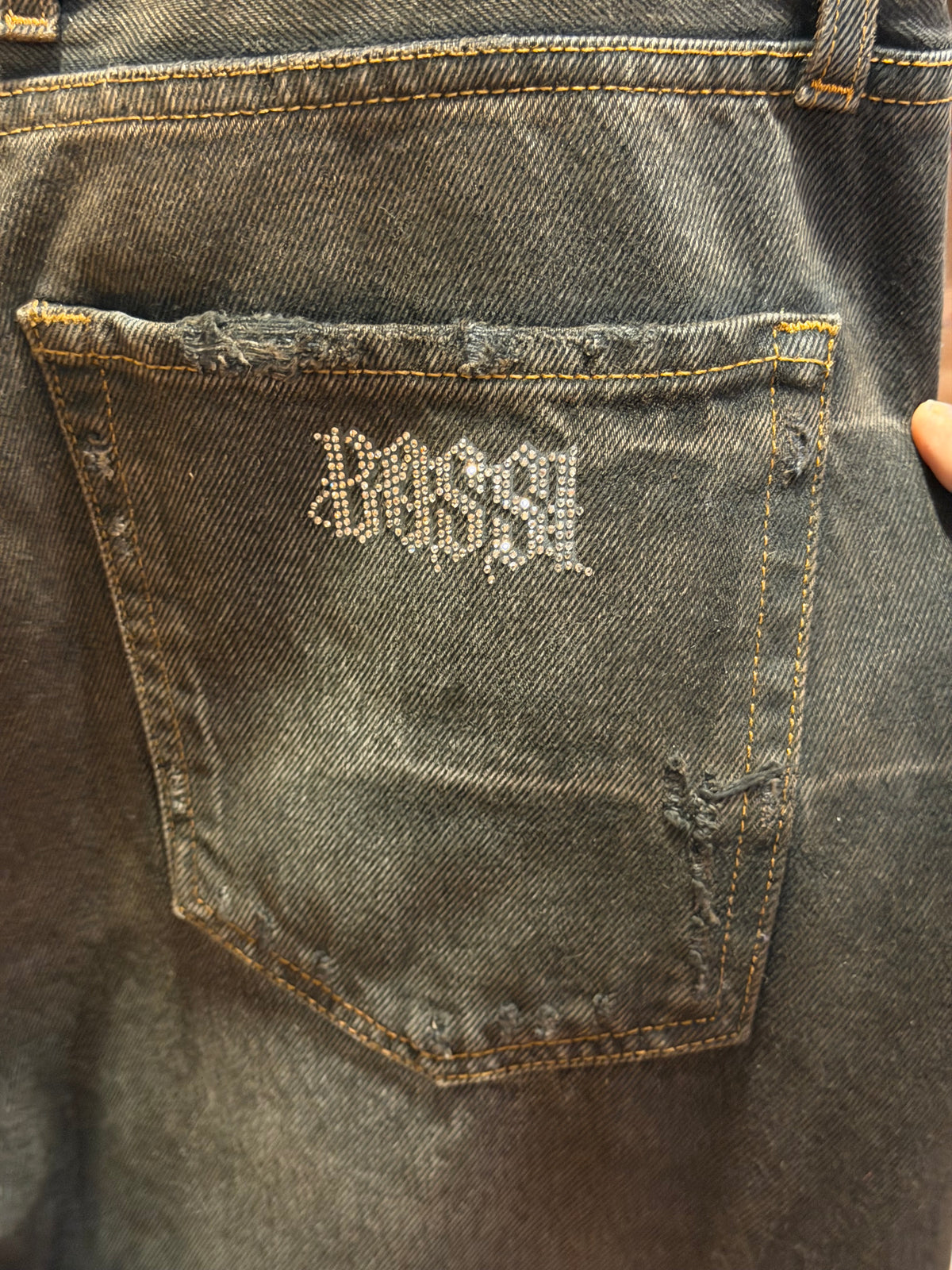 Bossi Washed Black Jeans