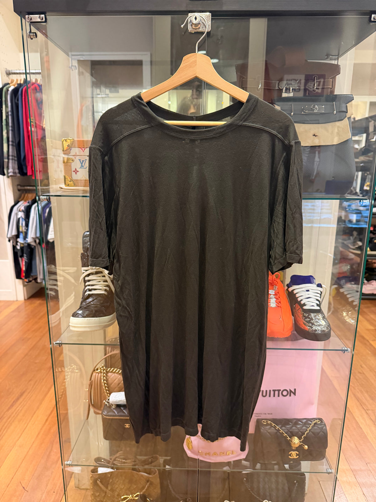 Rick Owens Level Tee - Dark Dust