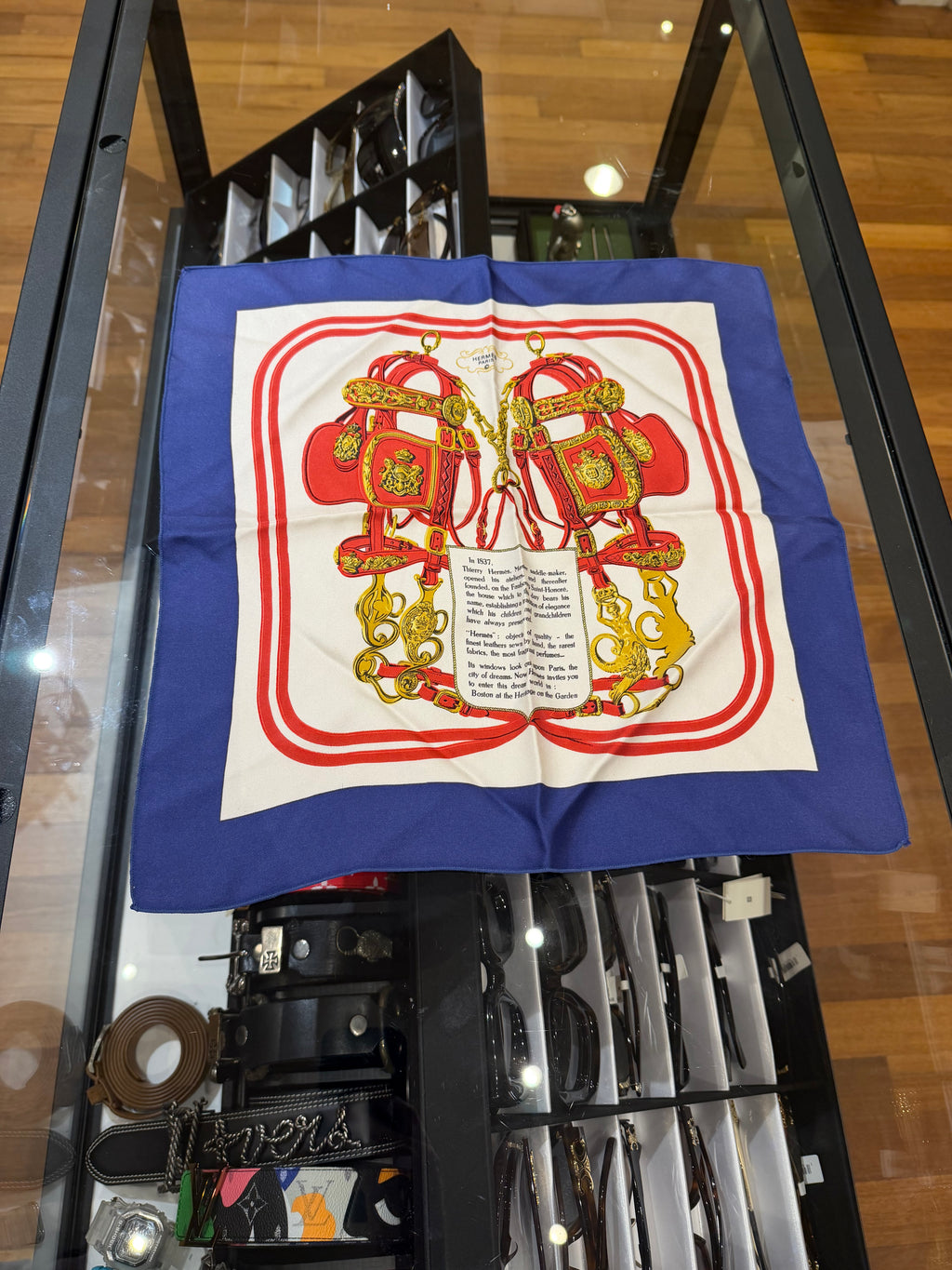 Hermes Brides de Gala Pocket Square Silk Scarf