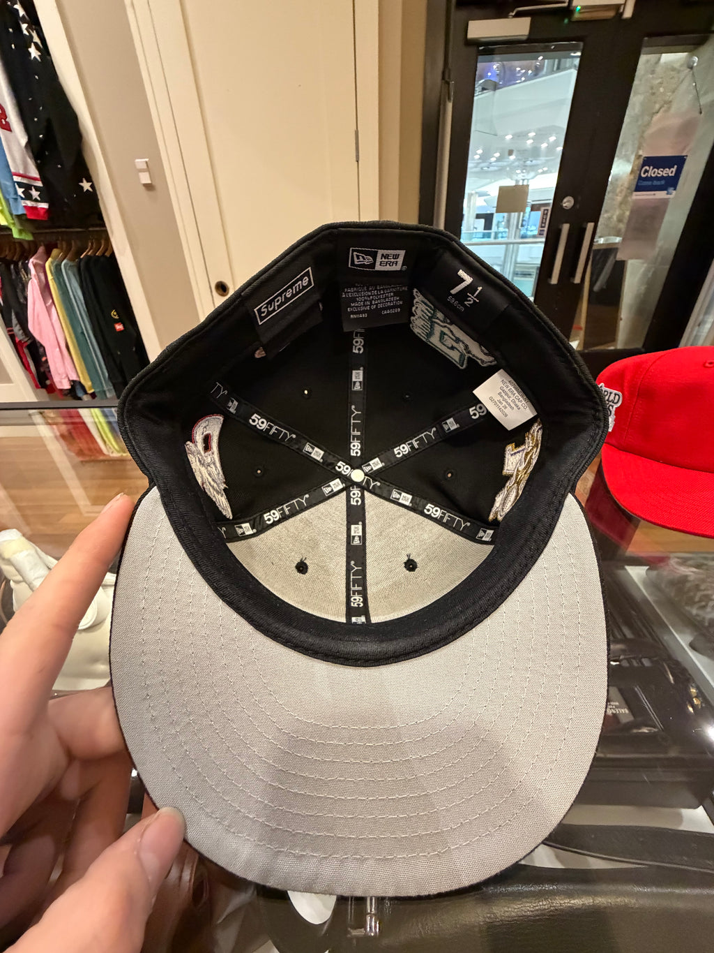 Supreme x New Era Mascots S Logo