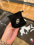 Chrome Hearts Rolling Stones Lip & Tongue Ring - Silver