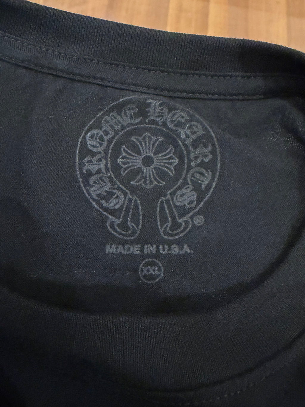 Chrome Hearts New York Horseshoe Pocket Logo Floral LS - Black
