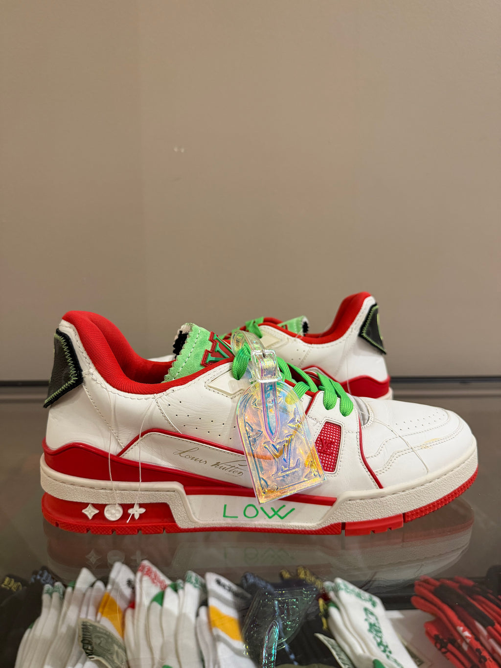 Louis Vuitton LV Trainer - Neon Red 'Soho Exclusive'