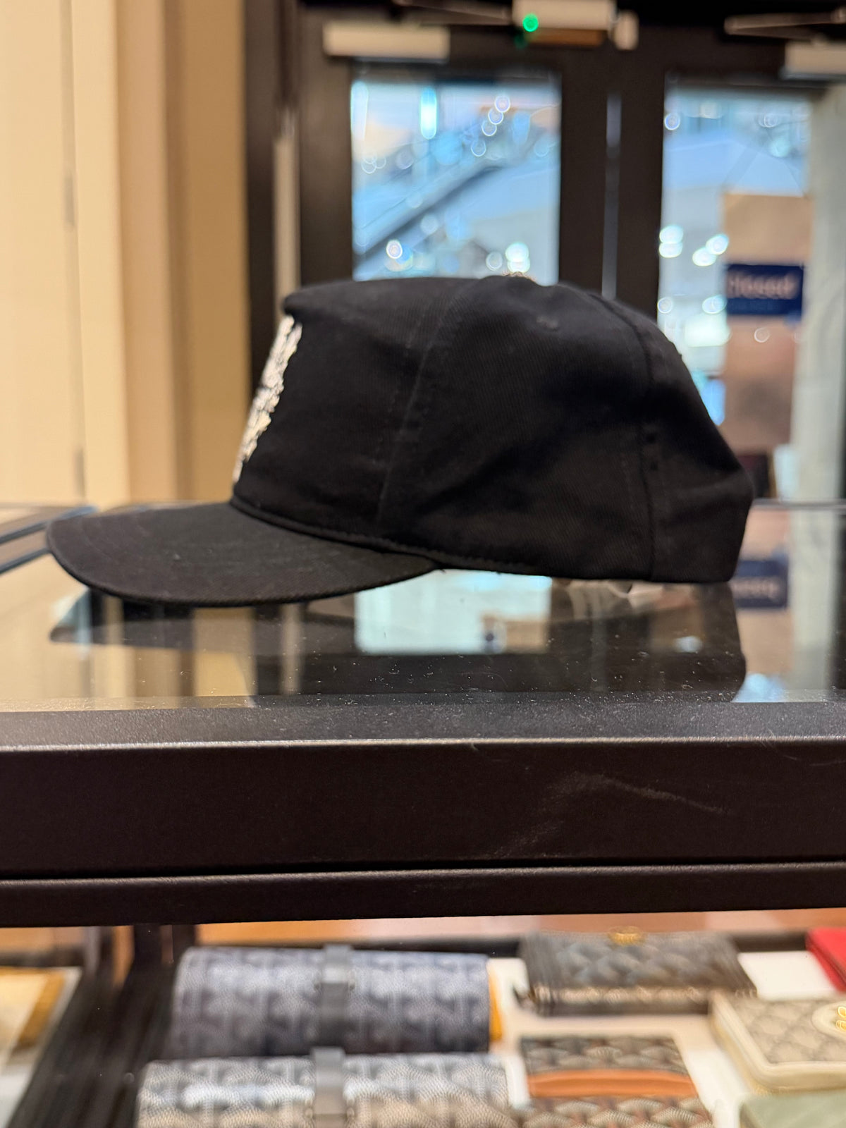 Chrome Hearts Dagger Denim Baseball Hat - Black