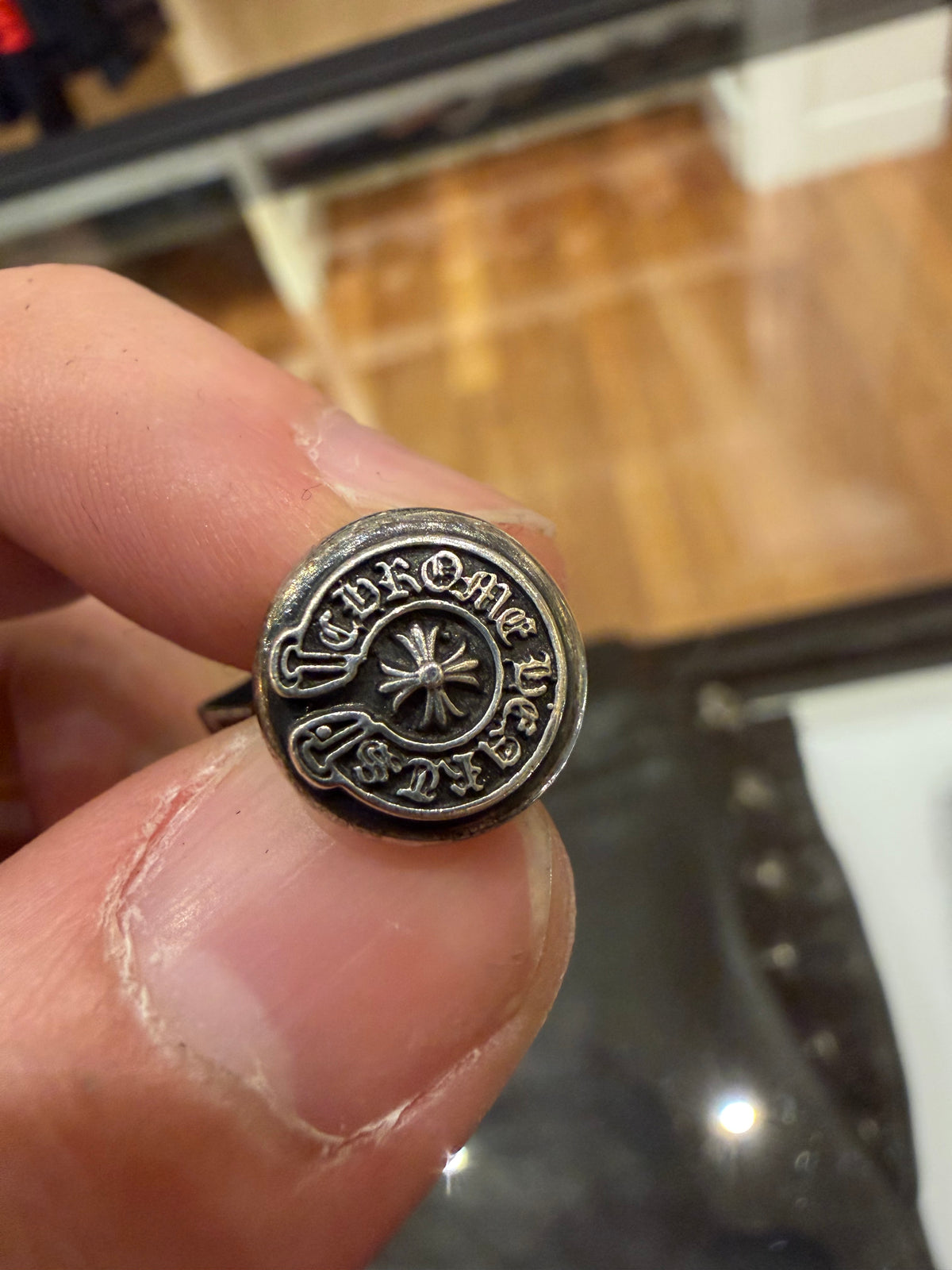 Chrome Hearts CH Cuff Links - Silver