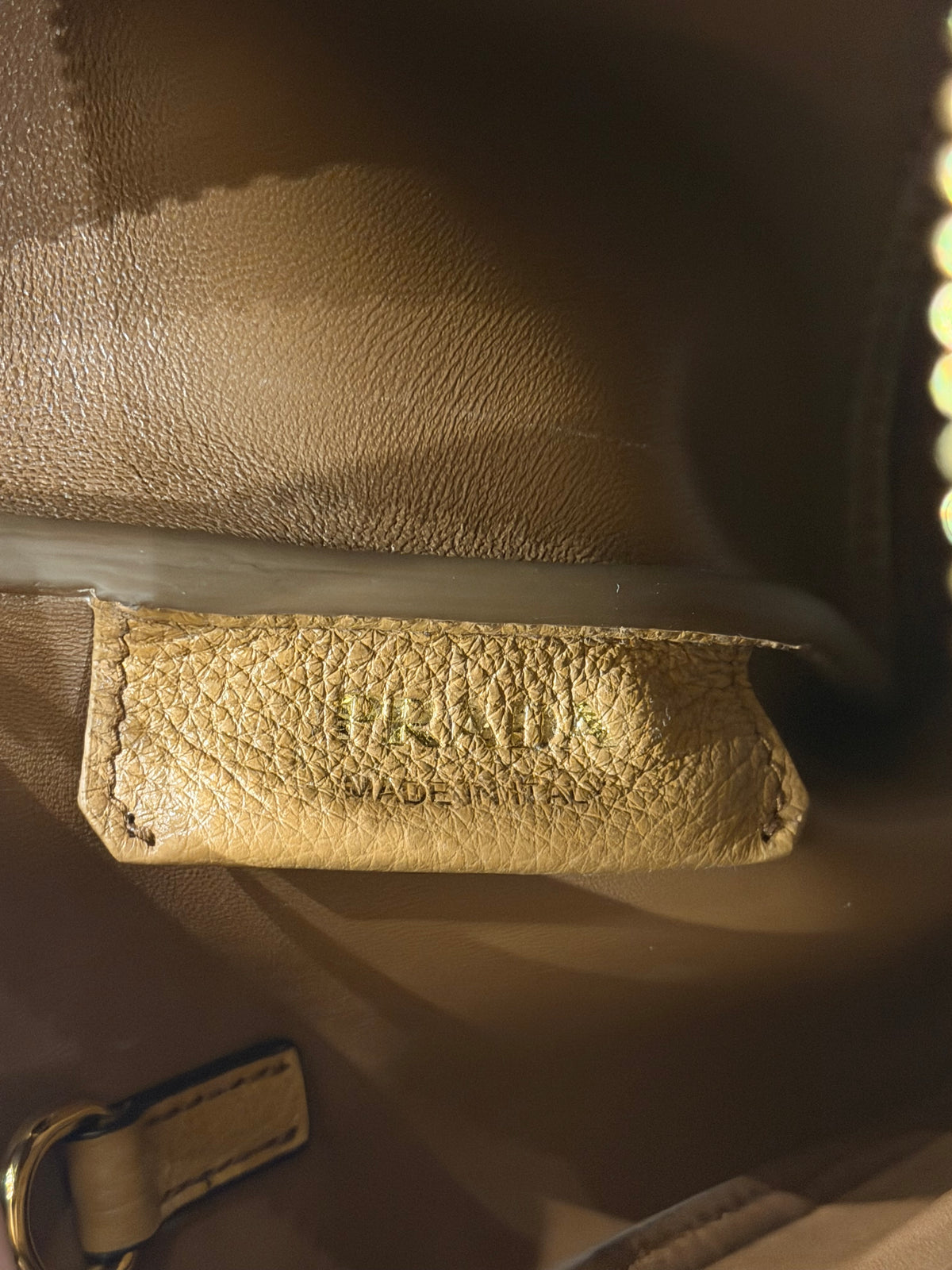 Prada Liaison Small Leather Handbag
