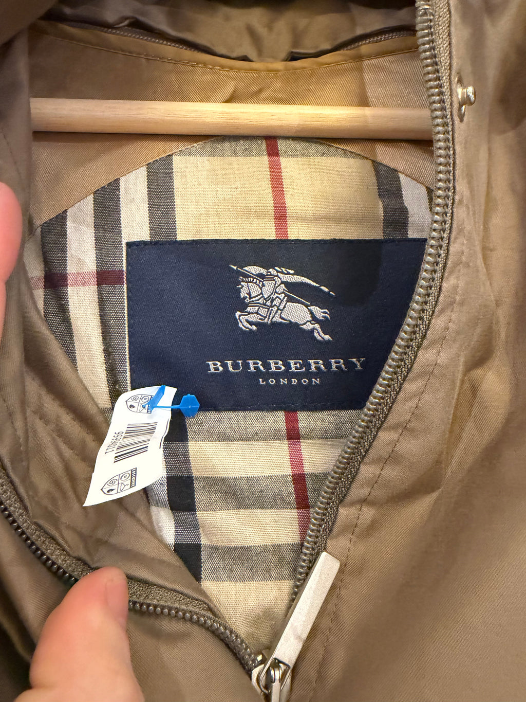 Burberry Hard Shell Trenchcoat