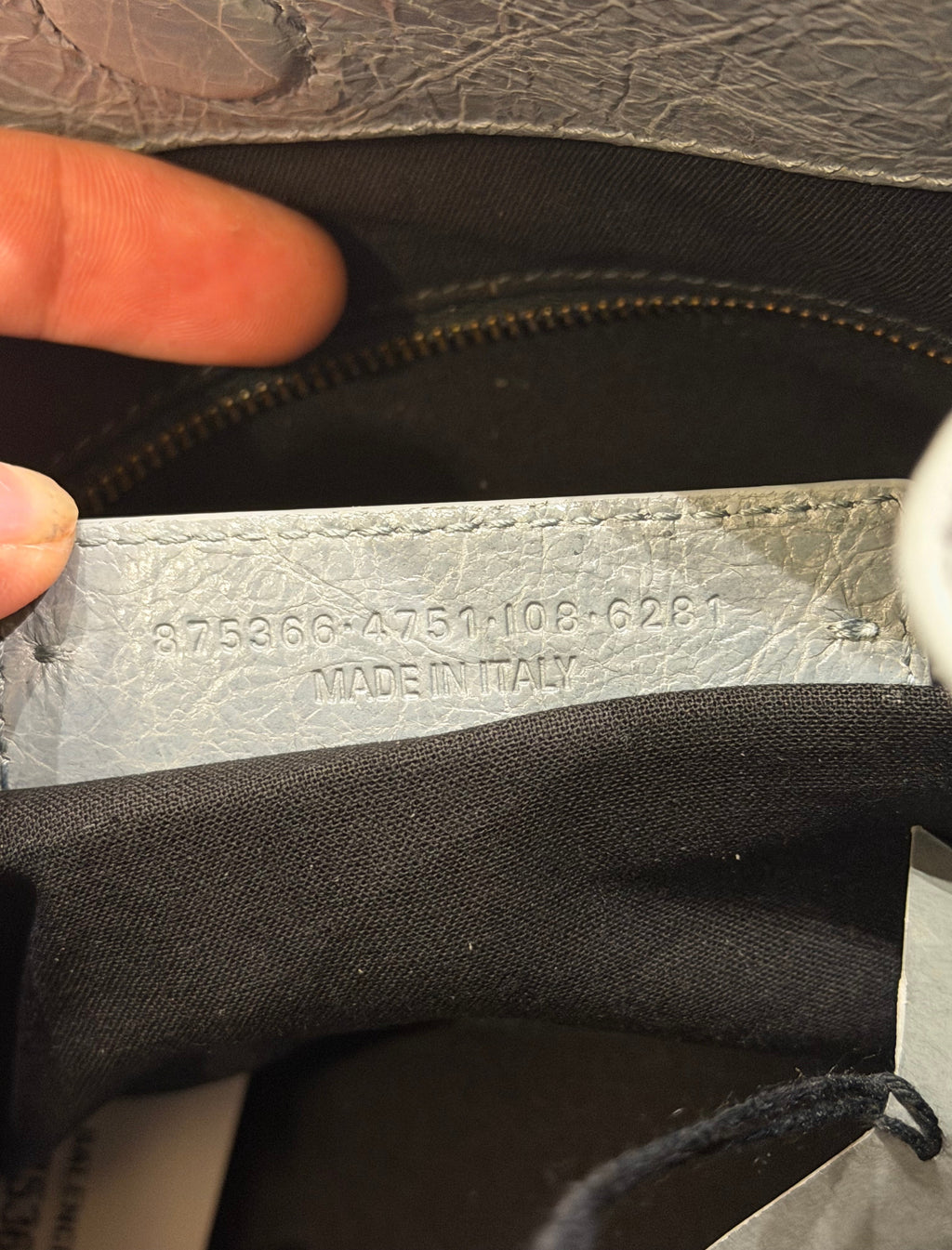 Balenciaga Le City Tote Mini - Blue Grey