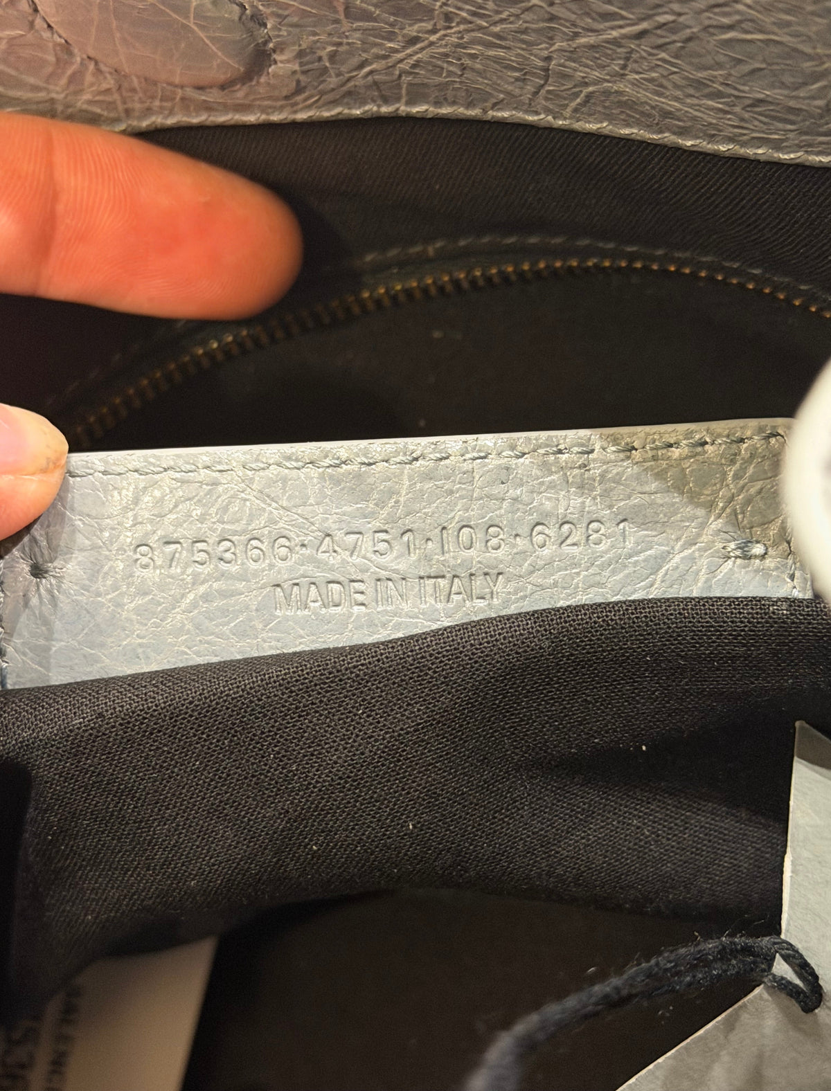 Balenciaga Le City Tote Mini - Blue Grey