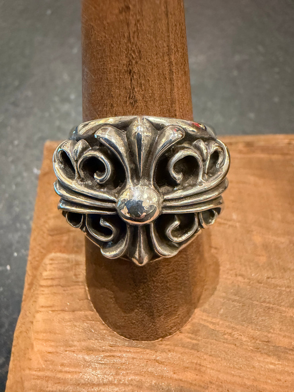 Chrome Hearts Keeper Ring Silver - size 8.5