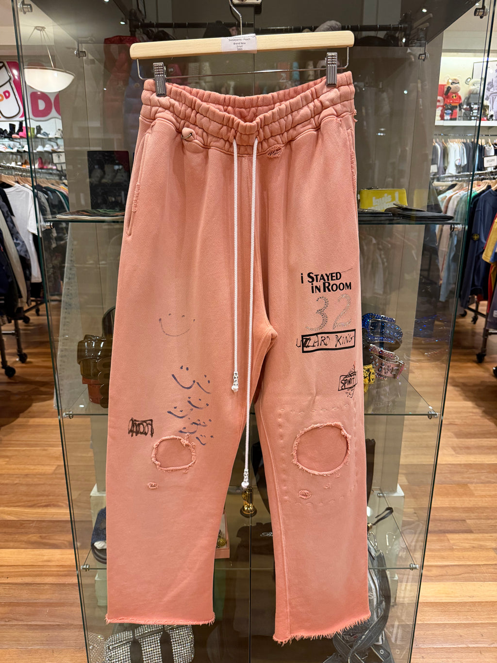Paly Hollywood Alta Cienega Sweatpants - Peach