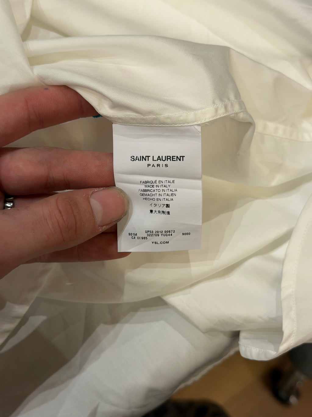 Saint Laurent Paris Button Up