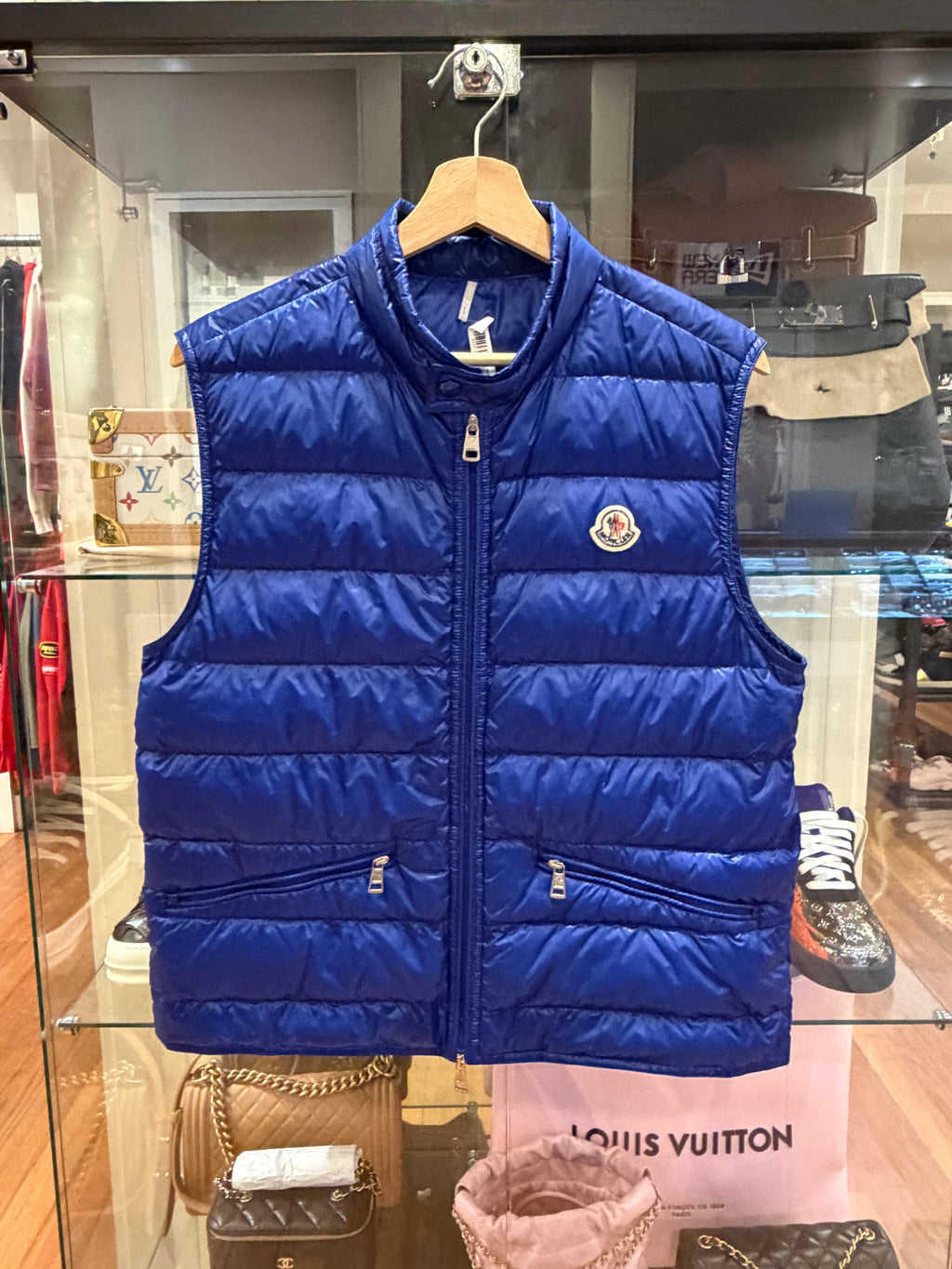Moncler Gui Gilet Vest - Blue
