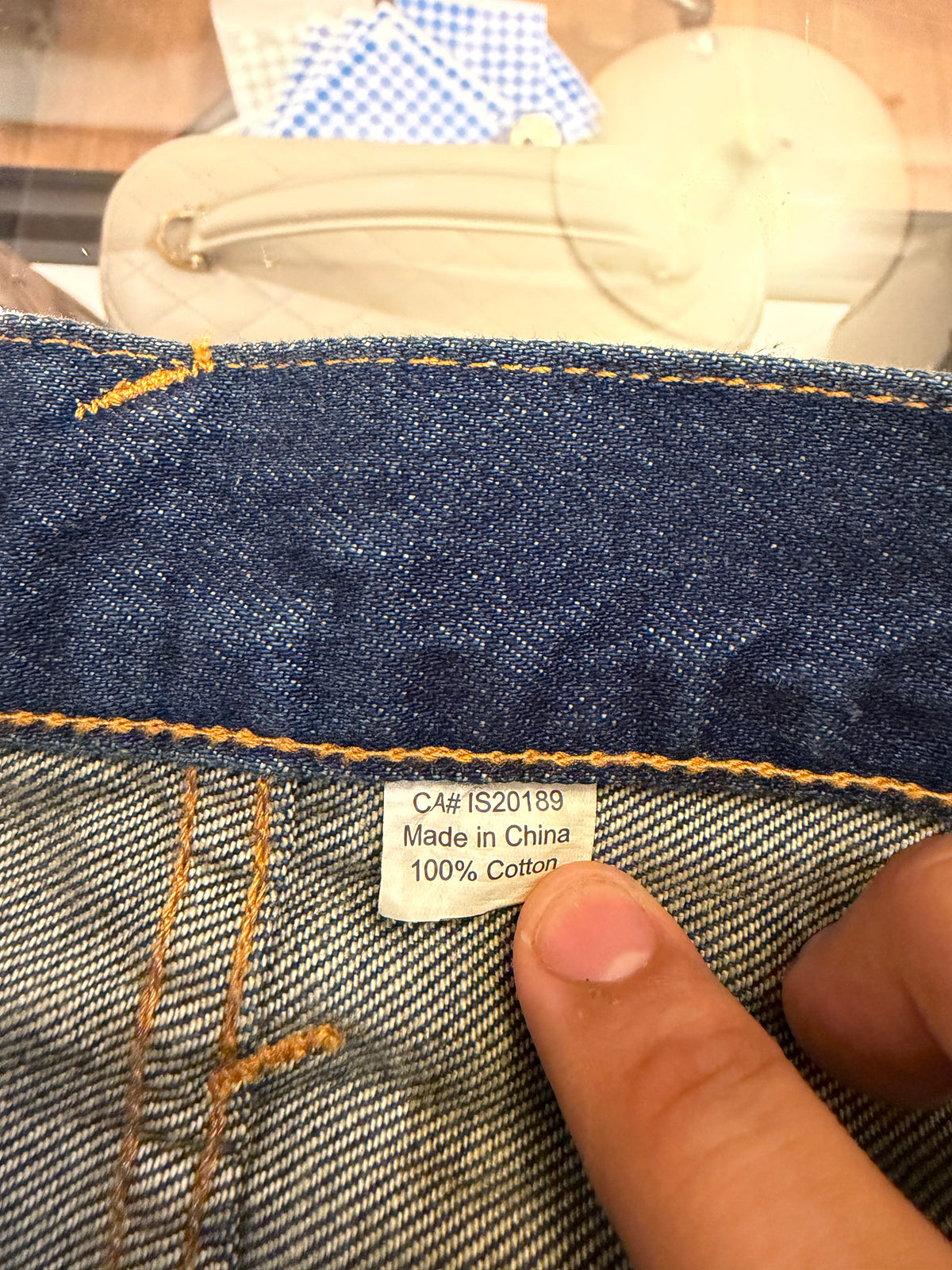 Evisu Pony Hair Backtab Denim Jeans