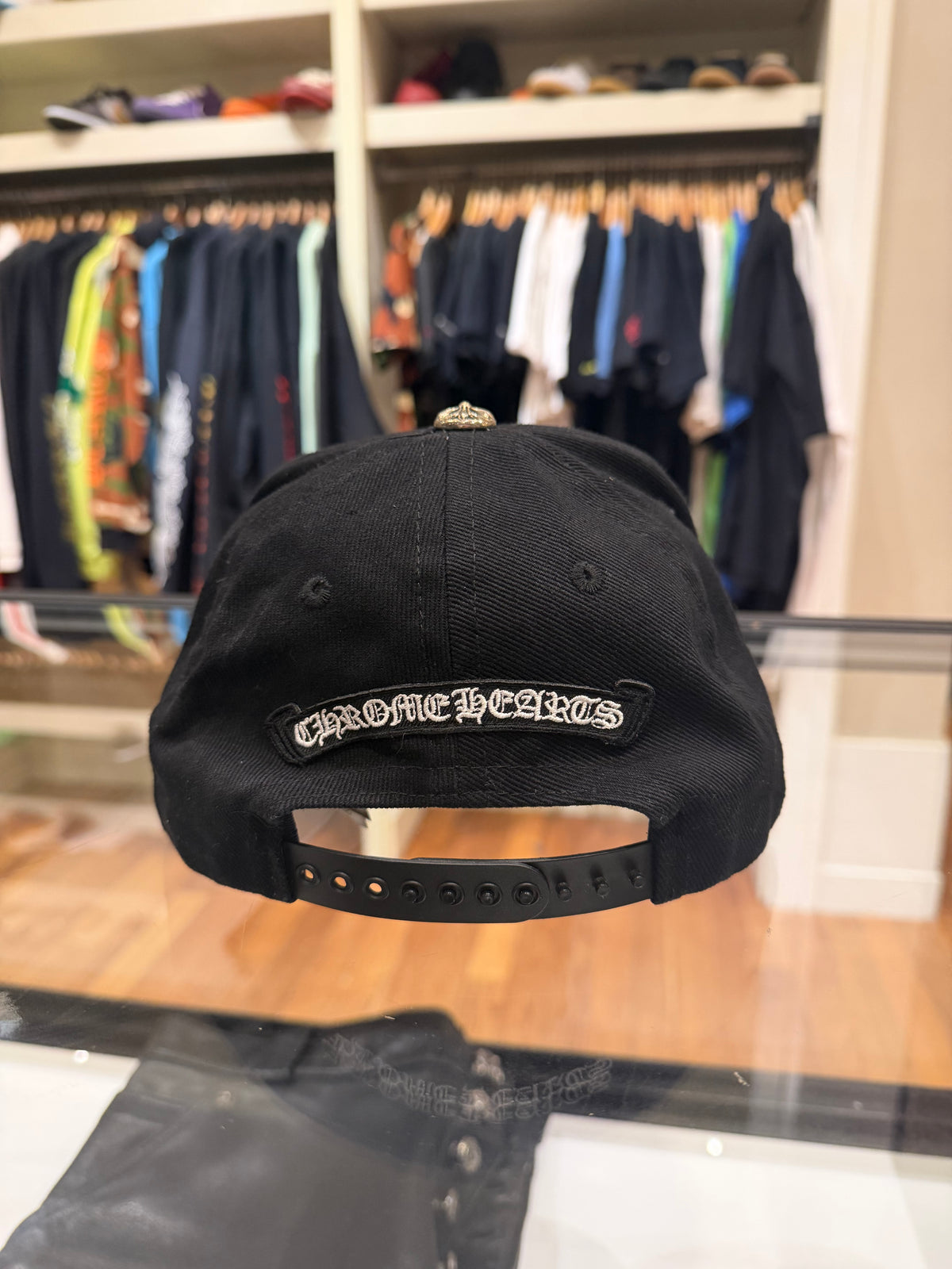 Chrome Hearts RS3 Dagger Snap Back Hat - Black