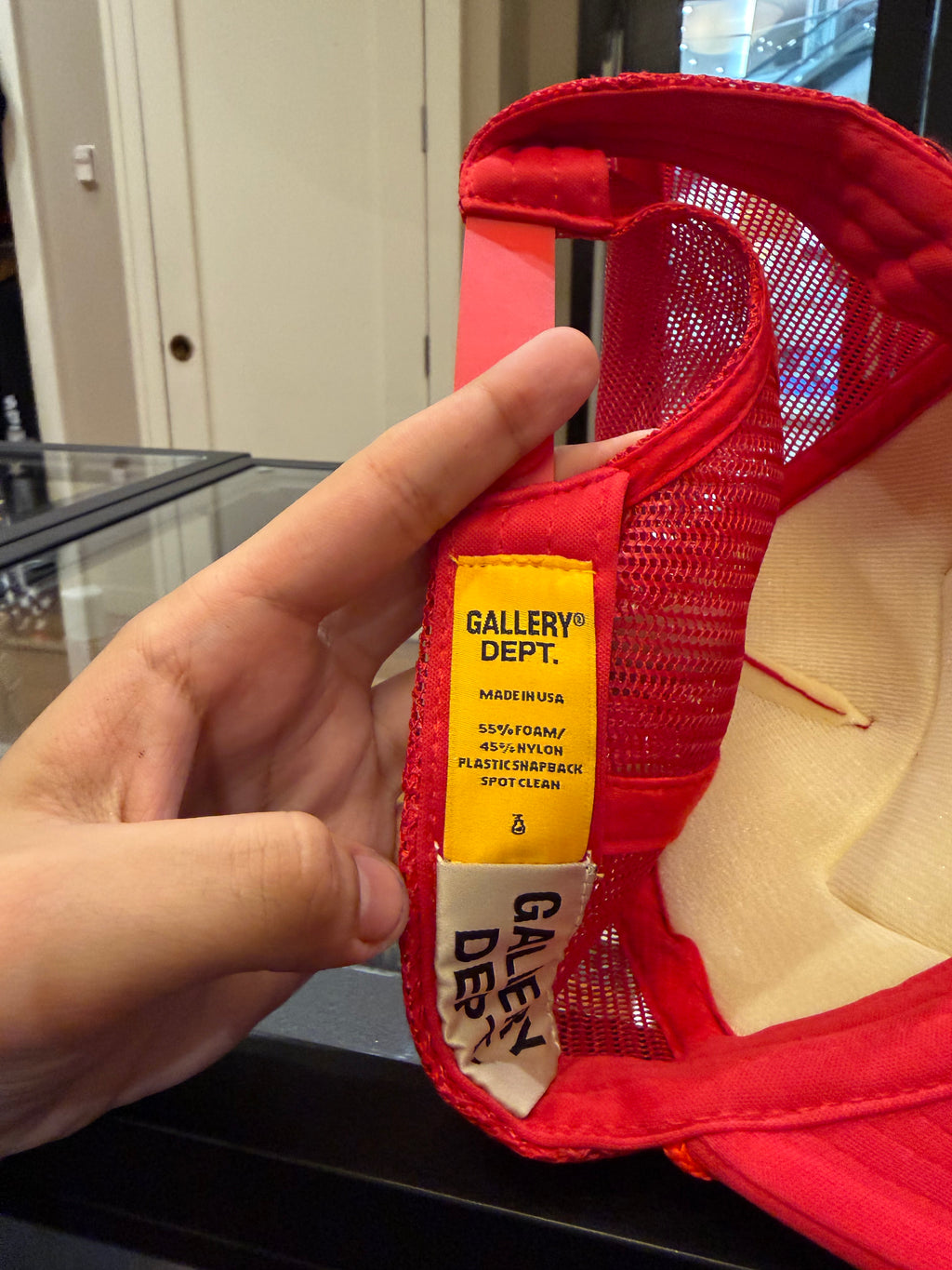 Gallery Dept. Trucker Hat - Red/Yellow