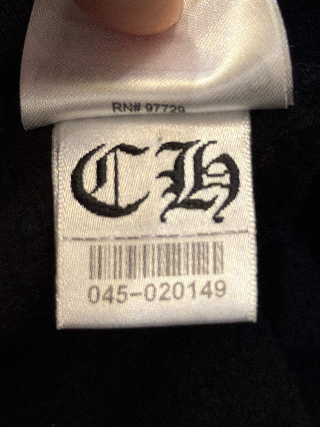 Chrome Hearts Vertical Logo Hoodie - Bronze Lettering