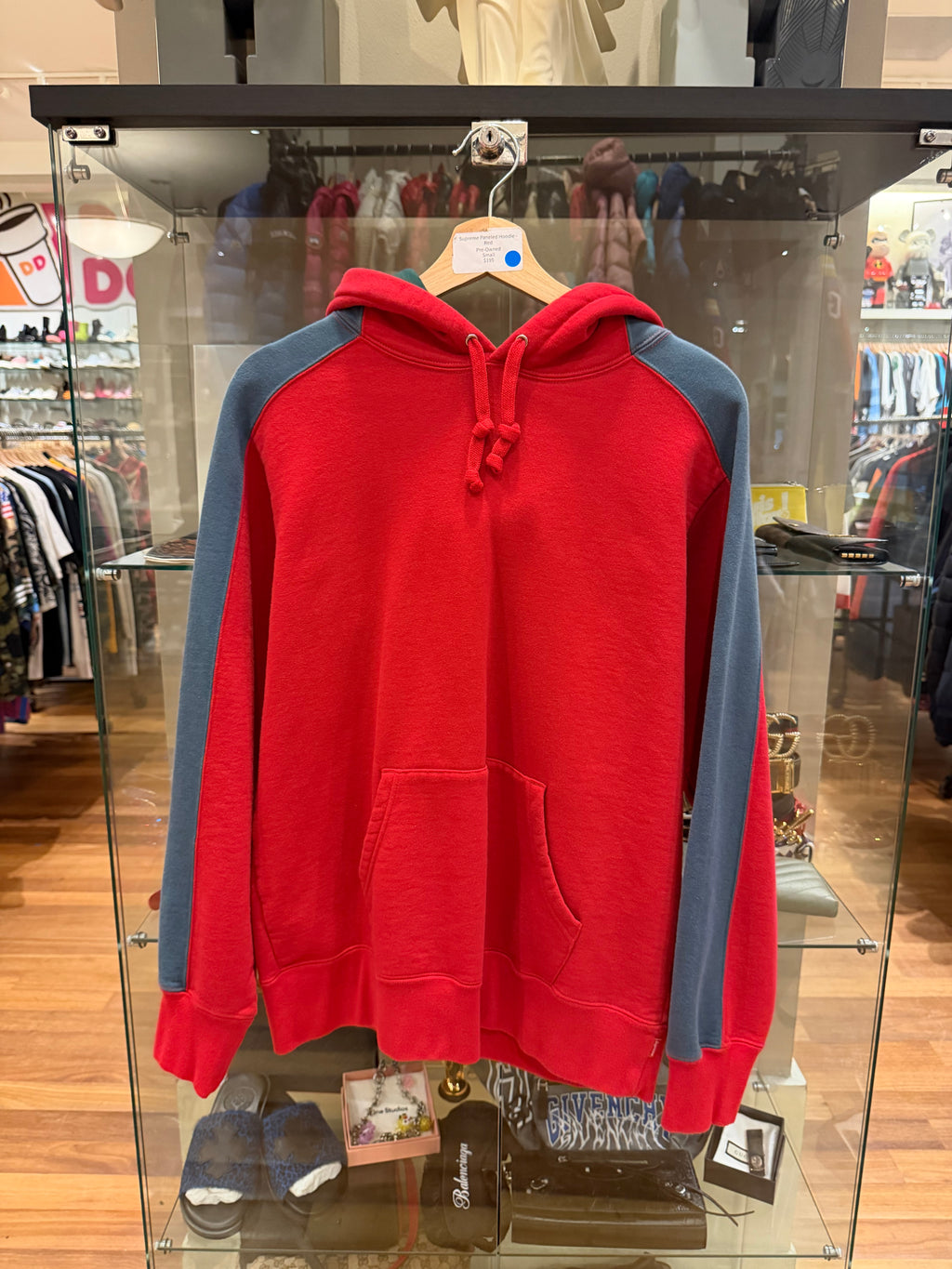 Supreme Paneled Hoodie - Red