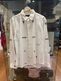Louis Vuitton Cotton
Emroidered Logo Button Up
Shirt - White